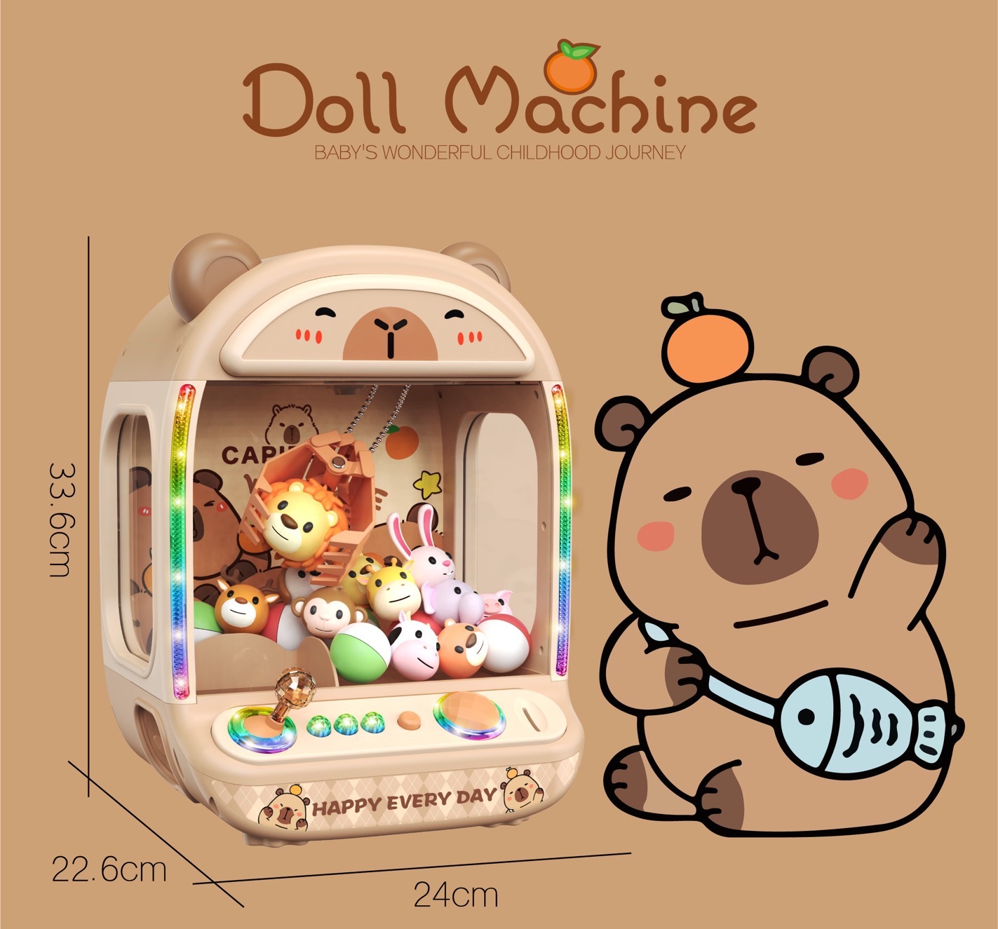 Claw Crane Machine - Diy boneca máquina crianças moeda operado