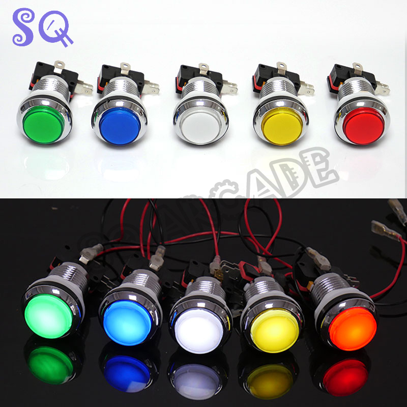 Arcade Button Pcb - 8 pçs arcada pandora console led