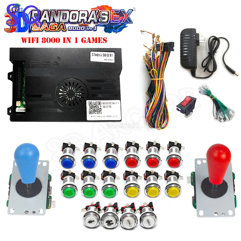 Arcade Button Pcb - 3D Caixa Pandora Saga com botão
