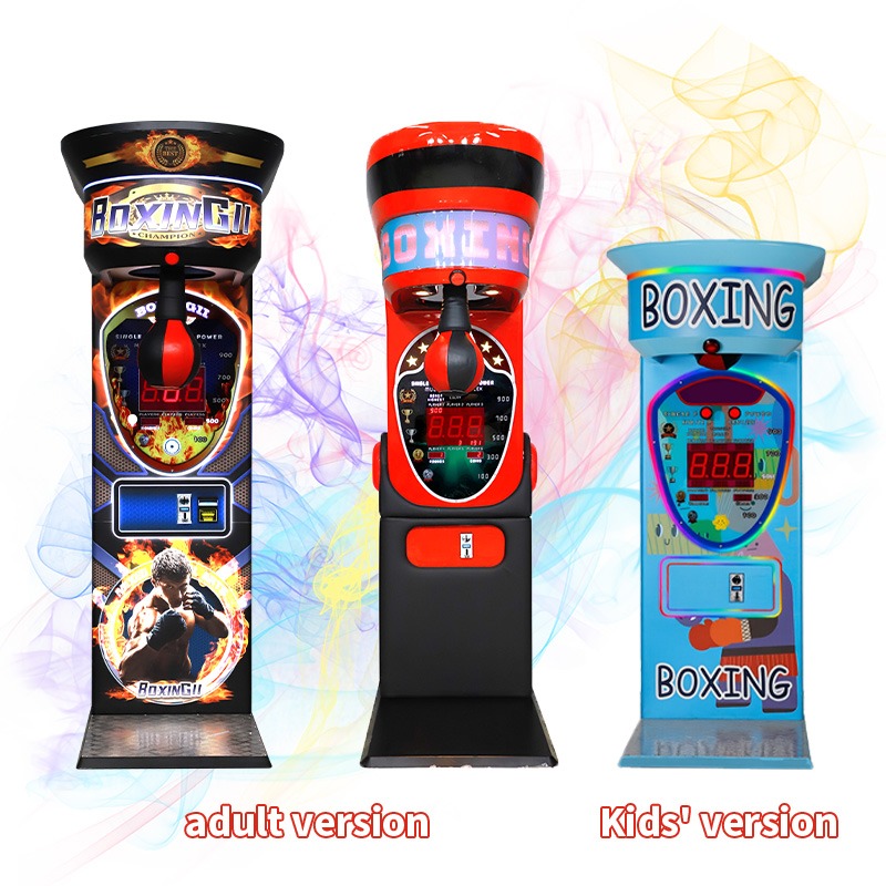 Máquina de boxe operada por mo - Boxing Machine Arcade avaliação e preço