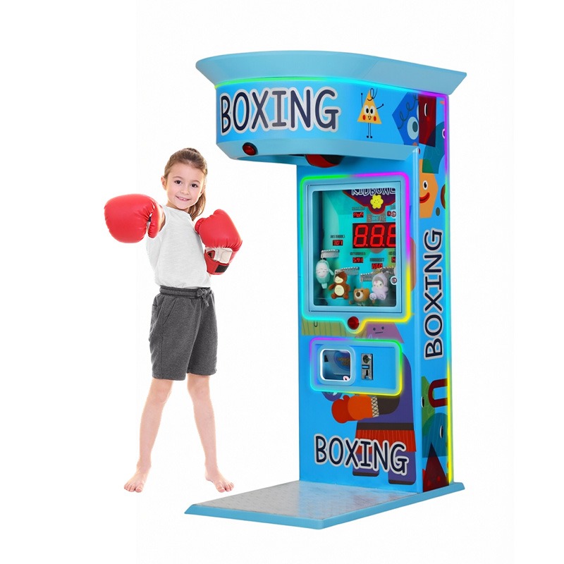 Máquina de boxe operada por mo - Boxing Machine Arcade avaliação e preço