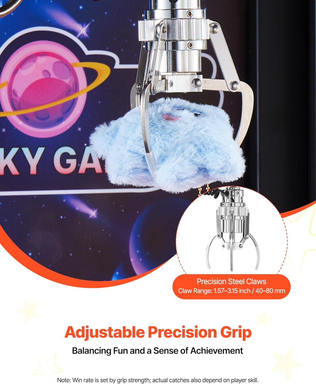 Máquina de Grua VEVOR, Máquina - Claw Crane Machine avaliação e preço