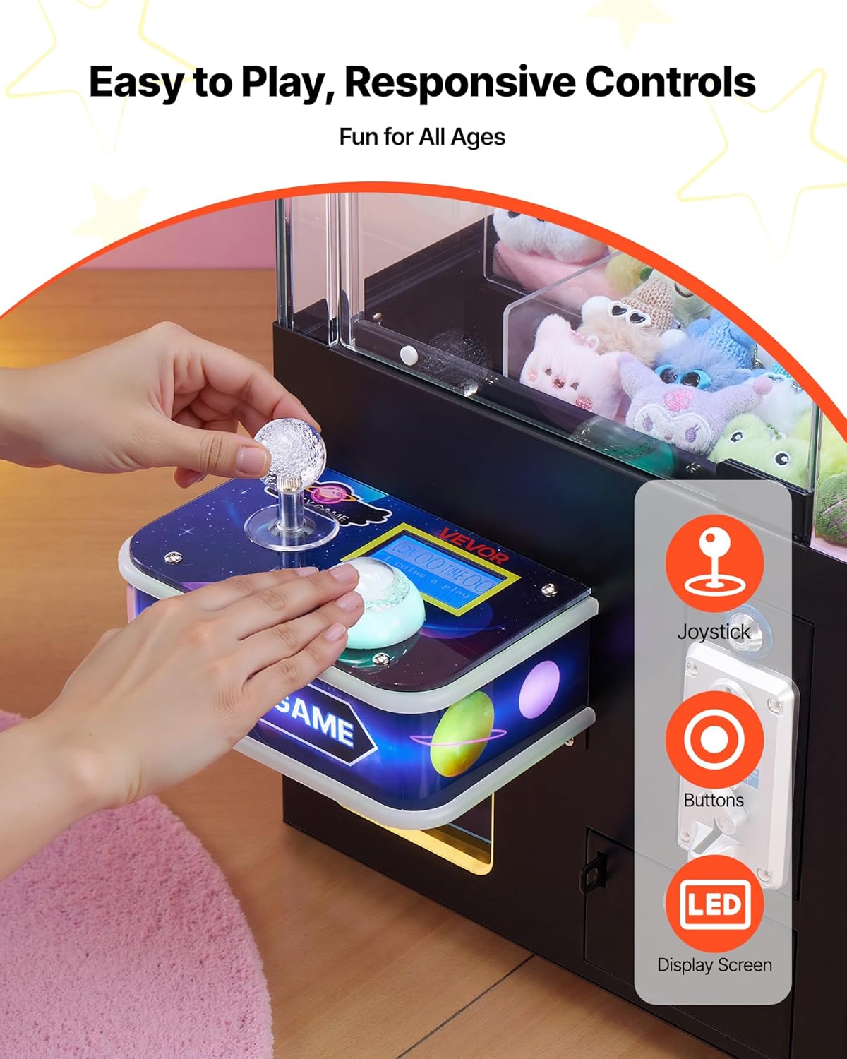 Máquina de Grua VEVOR, Máquina - Claw Crane Machine avaliação e preço