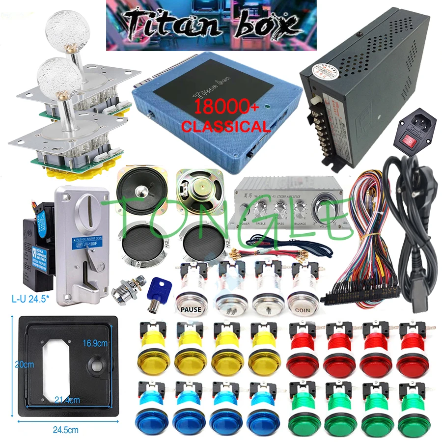 2 jogadores caixa titan 18000  - Coin Acceptor Selector avaliação e preço