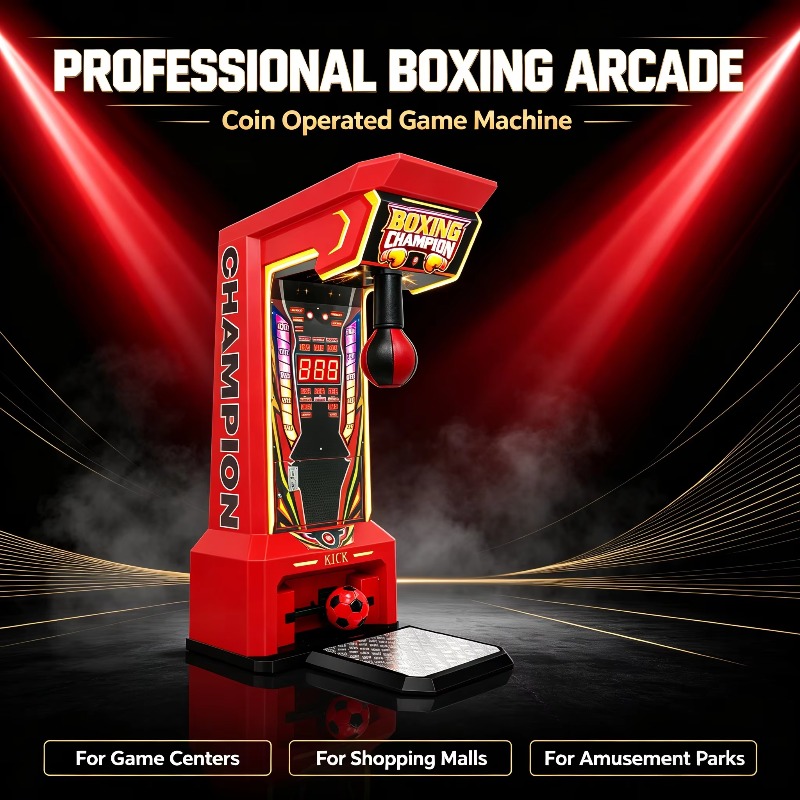 Máquina de Boxe Operada por Mo - Boxing Machine Arcade avaliação e preço